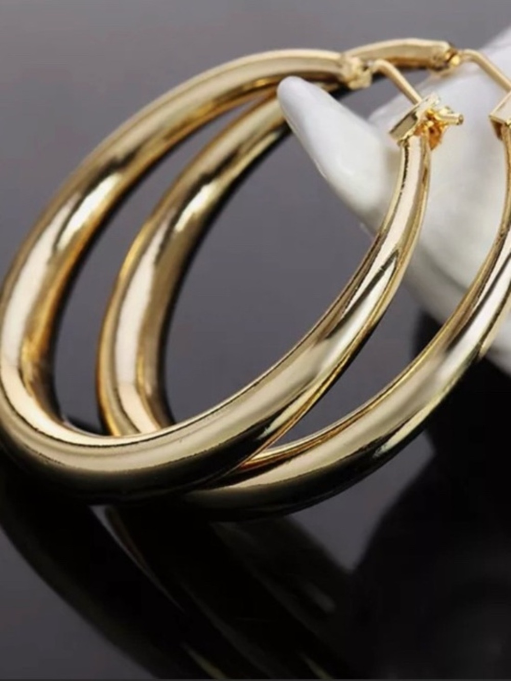 14k Yellow Gold Hoop Earrings Hoops Gold